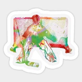 Ringette goalie Sticker